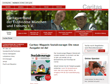 Tablet Screenshot of caritas-nah-am-naechsten.de